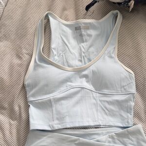 SET! Women's Light Blue Skort and Top 2 piece Set - size S or XS